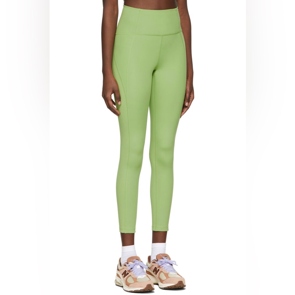Girlfriend Collective Lime Green Recycled Polyester Sport Leggings - Picture 13 of 13